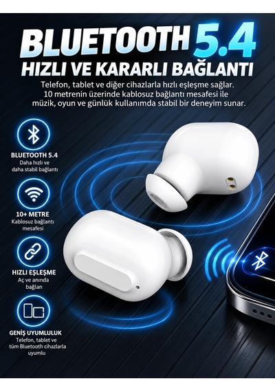 Monster G05d Bluetooth 5.4 Kablosuz Kulaklık, 3 Farklı Dönen Yüz Tasarımı, Graffiti Şarj Kutusu, Dokunmatik Kontrol, Düşük Gecikme, 150 Saat Bekleme