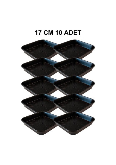 Grow Wizard Kare Saksı Altlığı 17 Cm 10 Adet