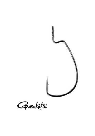 Gamakatsu Worm 330 Bottom Jigging No:2/0 Siyah Olta İğnesi 5adt