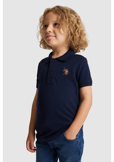 U.S. Polo Assn. Erkek Çocuk Lacivert Tişört Basic 50325608-vr033