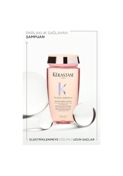 Gloss Absolu Elektriklenme Karşıtı Saç Bakım Seti - Bain & Spray