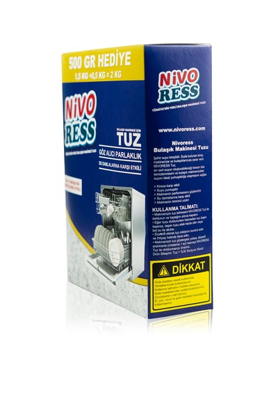 Nivoress Fosfatsız k Bulaşık Makinesi Tuzu 2 Kg