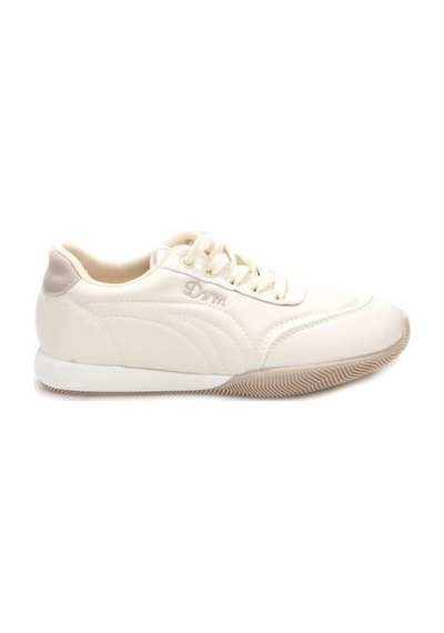 Papuçcity Dvmd 03440 Kadın Sneakers Spor Ayakkabı Krem
