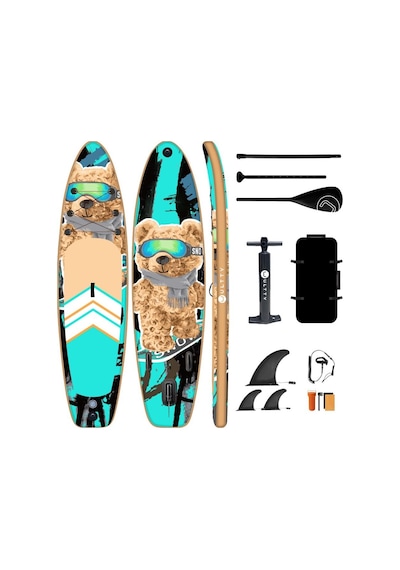 Ultty Sup Paddle Board Seti Şişme Paddle Board + Kürek + Pompa Sup Board/stand Up Paddle Turkuaz