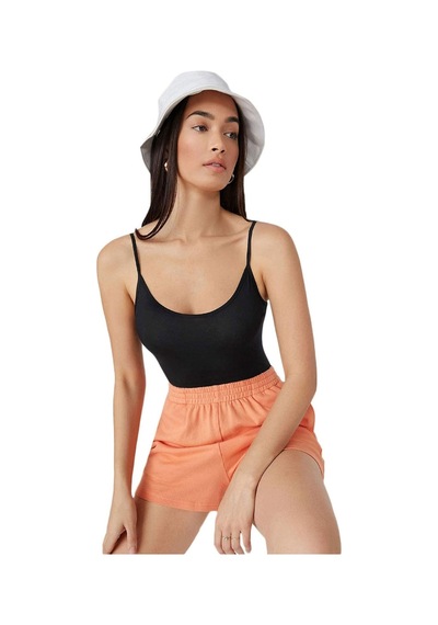 Kadın Modal Spagetti Askılı Kancalı Bodysuit Tops Atlet Belinay0860 001