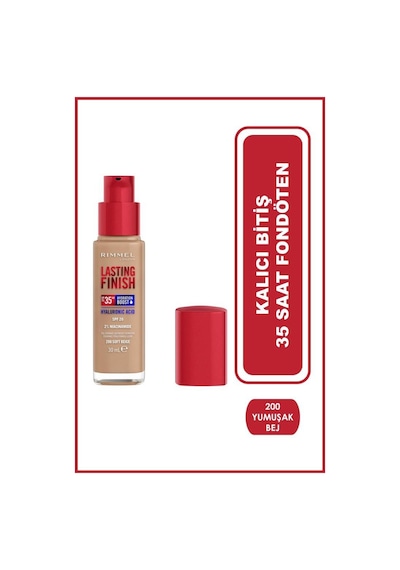 Rimmel London Lasting Finish Fondöten 200 Soft Beige