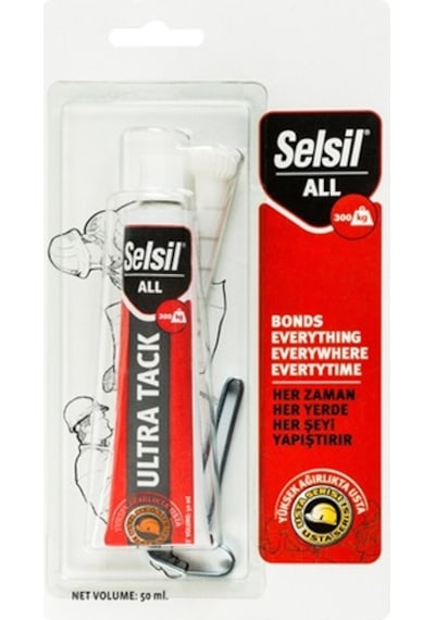 Selsil Ultra Tack Güçlü Korniş Yapıştırıcı Beyaz 50 Ml
