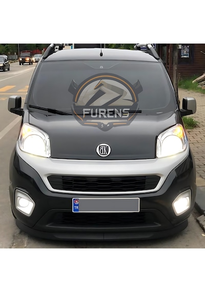 Fiat Fiorino 2008-2023 Uyumlu H Lip Esnek Ön Lip 2 Parça Karlık Ön Ek Tampon Altı Dill