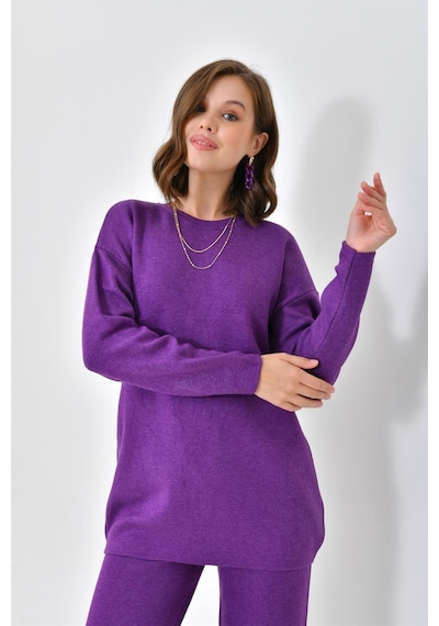 Ftz Women Kadın Düz Basic İkili Takım Mor 20588-mor Mor Ftz Women Kadın Düz Basic İkili Takım Mor 20588-mor Mor