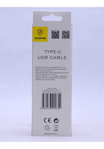 Lexroo Gold Type-c Usb Kablo Z-04 Standart