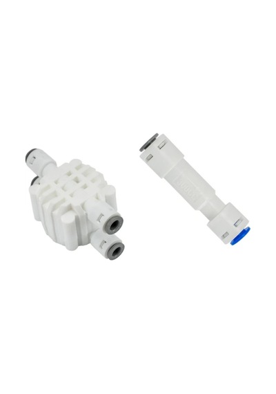 Su Arıtma Cihazı Shutoff Valve 4 Yollu Vana + Atık Kısıcı Flowlimit 300 Set