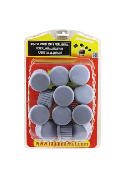 Çap 42 Plastik Iç Tapa 1.2 - 1.5 Mm -Gri