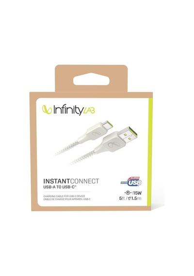 Infinitylab By - Instantconnect Kablo Usb-a Usb-c,beyaz,1.5m