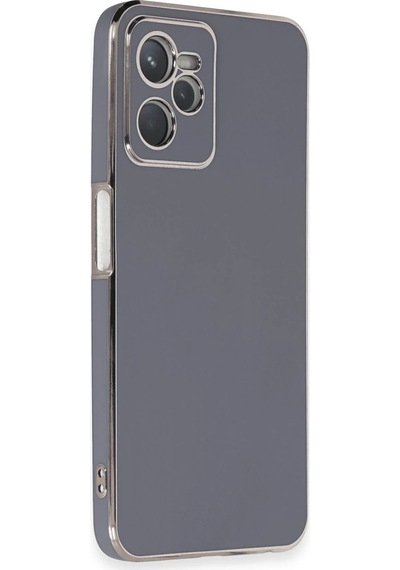 Gld-spt- Newface Realme C35 Kılıf Volet Silikon - Mavi