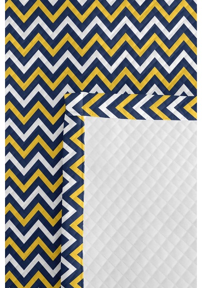 Lacivert Geometrik Zigzag Genç Odası Tek Kişilik Pike Takımı - Sarı 160x220 Cm Kapitone Yatak Örtüsü Günbatımı Doku Rüyası Lacivert Geometrik Zigzag Genç Odası Tek Kişilik Pike Takımı - Sarı 160x220 Cm Kapitone Yatak Örtüsü Günbatımı Doku Rüyası
