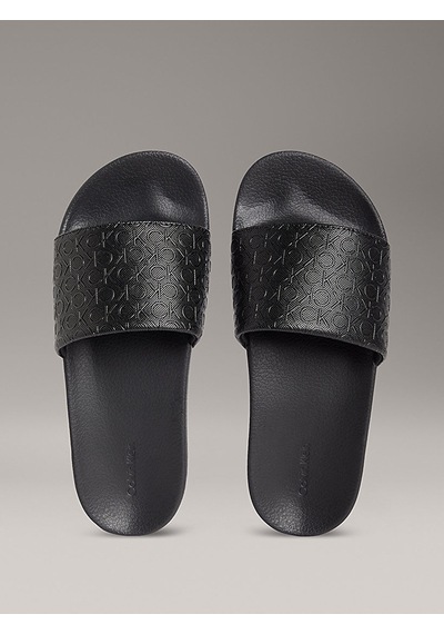 Calvin Klein Kadın Terlik Hw0hw02541beh Siyah