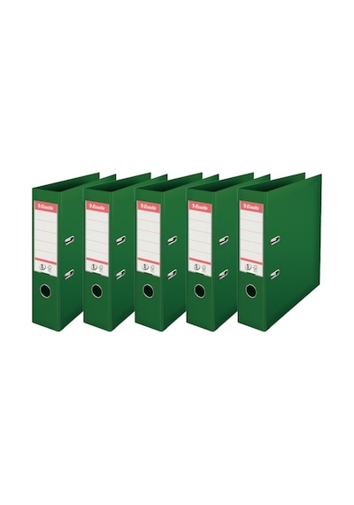 Esselte Geniş Plastik Klasör 9940 Yeşil 5 Li Paket Yeşil