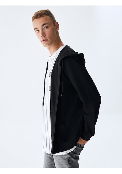Ltb Düz Kapüşonlu Fermuarlı Regular Fit Siyah Sweatshırt 011258605060019 200 Siyah Ltb Düz Kapüşonlu Fermuarlı Regular Fit Siyah Sweatshırt 011258605060019 200 Siyah
