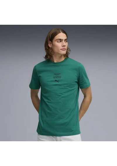 Puma Amf1 Essential Logo Tee 1 Yeşil Erkek T-shirt