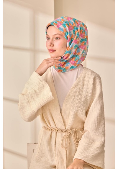 Silk Home Soft Eşarp 73092-31 Taş, Patina, Pembe, Gri, Turuncu, Bebe Mavi