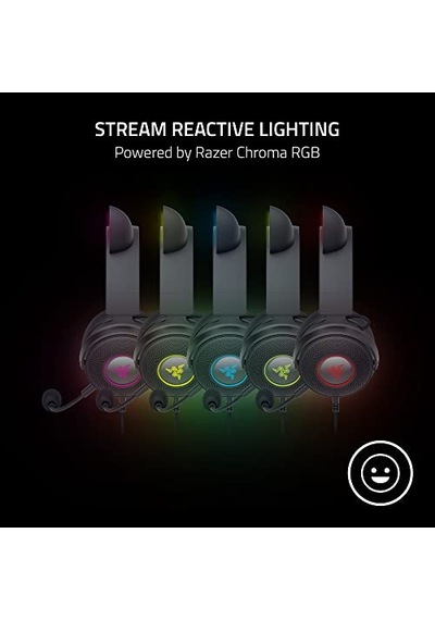 V2 Pro - Değiştirilebilir Kulaklı Kablolu Rgb Kulaklık Değiştirilebilir Ayı Ve Tavşan Kulakları Reaktif Akış Diğer