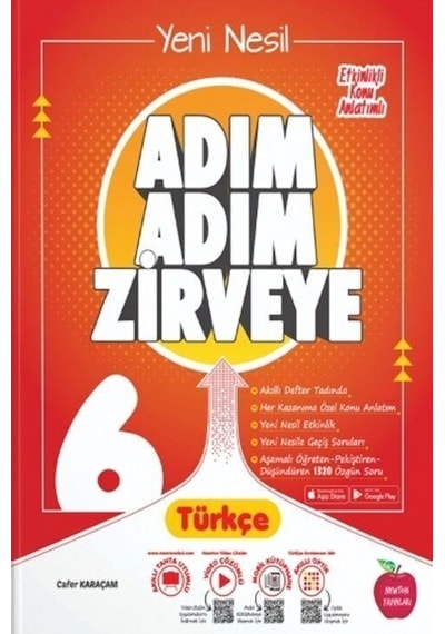 6. Sınıf Türkçe Adım Adım Zirveye Soru Bankası Newton Yayınları