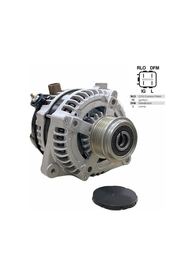 12v Alternatör Dinamo 100 A 4 Fiş Ig-l-rlo-fr- M Toyota Aurıs/corolla 1.4 D-4d 2007