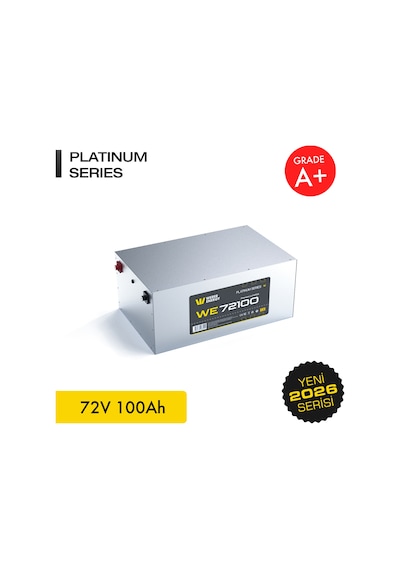 Werer Energy   72V 100Ah LiFePO4 Platinum Series Bluetooth'lu Lityum Demir Fosfat Akü