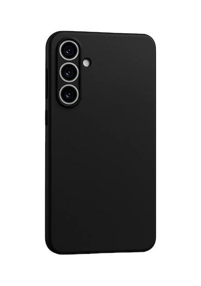 Samsung Uyumlu Galaxy A55 5g Uyumlu Kılıf First Silikon - Siyah