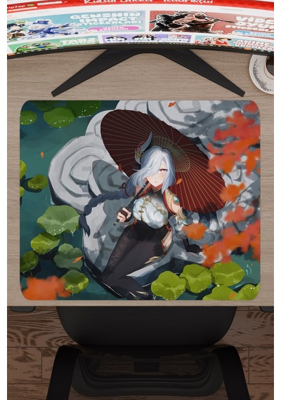 Shenhe Genshin Impact Anime Gacha V3 - 48x40 Xl Gaming Mouse Pad Fare Altlığı