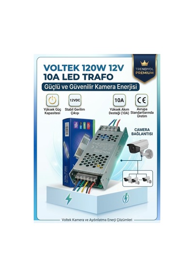 Enerji Aydınlatma / Trafo 10 Amper Slim 12v