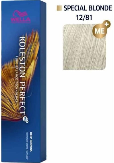Wella Koleston Perfect Me Tüp Boya 60 Ml 12/81 Extra İnci Küllü Sarı