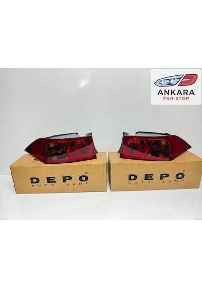 Honda Accord 2003 - 2005 Stop Lambası Sağ - Sol Dış 2 Adet Dış Stop - Depo Marka