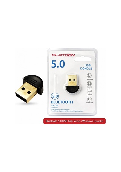 Platoon Pl-9337 Bluetooth 5.0 Usb Alıcı Verici Windows Uyumlu