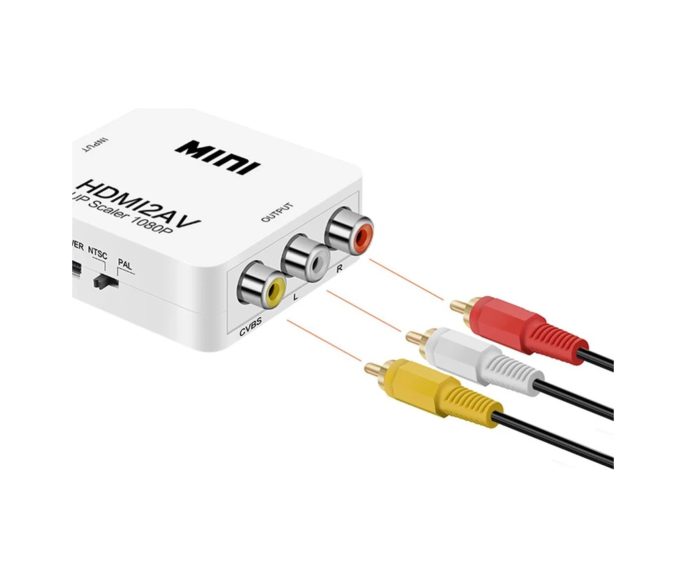 Fully G-573o Hdmı To Rca Mini Model Çevirici Konvertör