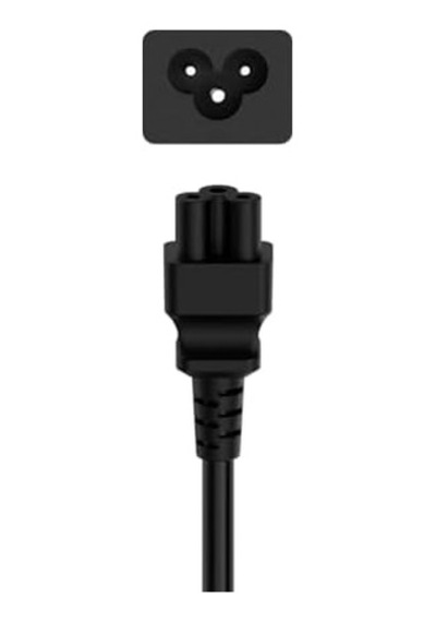 Güç Kablosu Notebook Adaptörü Siyah 1.5m