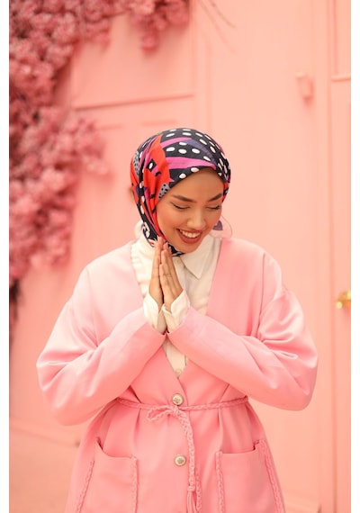 Silk Home Olinda Eşarp 48003-01 Lacivert