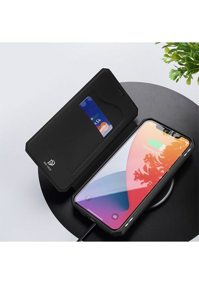 Dux Ducis Apple Uyumlu iPhone 12 Mini Kilif Mikantisli Kapakli Flip Cover Kil 400391160