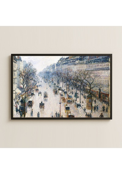 Pissarro Montmartre Bulvarı Bahar Uv Pvc Tablo