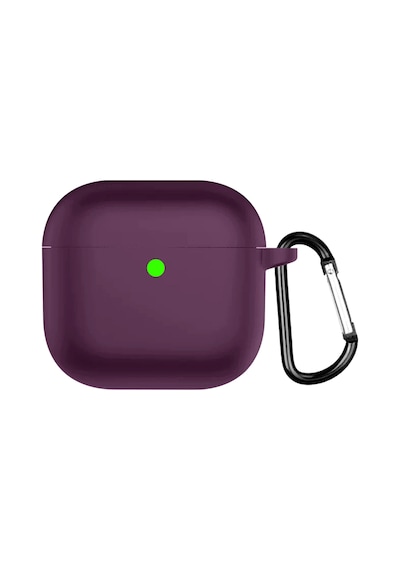 Airpods 3. Nesil İle Uyumlu Premium Lansman Serisi Kadife İç Astarlı Darbe Emici Silikon Kılıf Mor