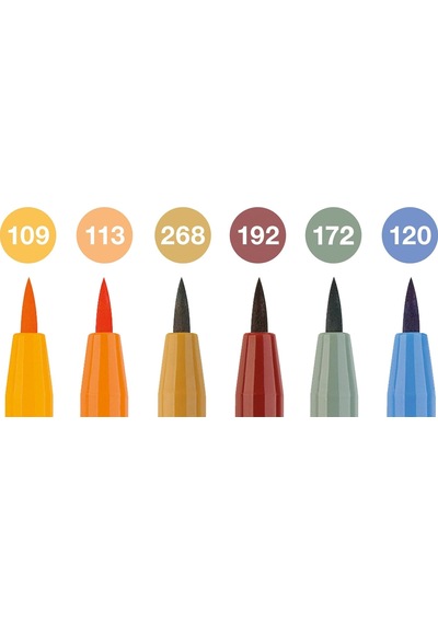 Faber-castell Pitt Artist Pen Çizim Kalemi Fırça Uçlu Sonbahar Se