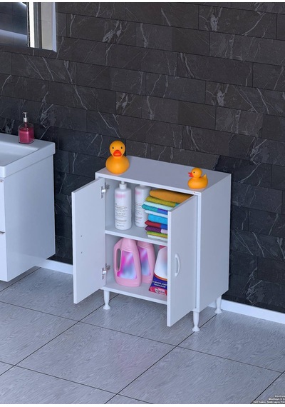 Eliusta Arden 60 Cm Beyaz 2 Bölmeli Banyo Düzenleyici Dolap 1 Raflı Çok Amaçlı Mutfak Dolabı 60x75x32,5 Cm Beyaz Eliusta Arden 60 Cm Beyaz 2 Bölmeli Banyo Düzenleyici Dolap 1 Raflı Çok Amaçlı Mutfak Dolabı 60x75x32,5 Cm Beyaz