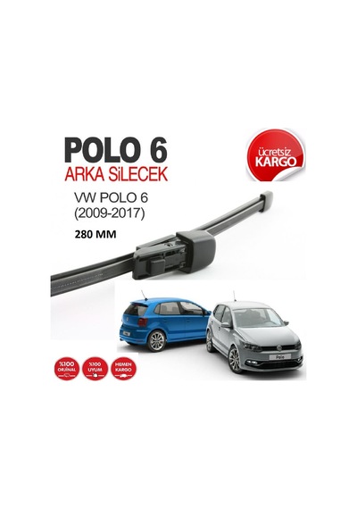 Volkswagen Polo 6 2009 - 2017 Arka Silecek Takımı