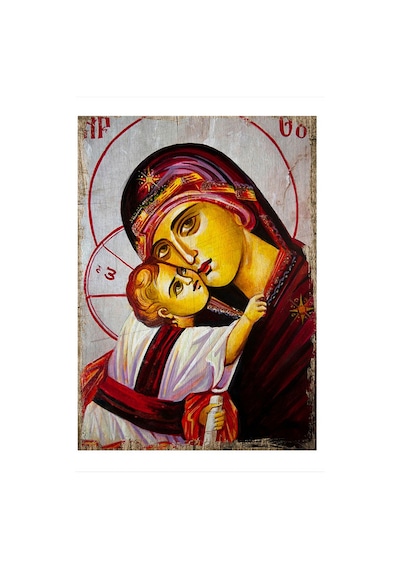 Bedeko Meryem Ana Ve Hz. İsa Dekoratif Mdf Tablo 35 Cm X 50 Cm