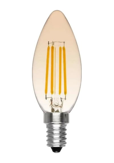 4w C35 E14 Buji Flamanlı Led Ampul