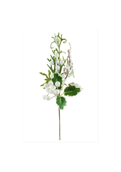 Cosmotex Ağaç Beyaz Kokina Yılbaşı Süsü 34 Cm - Beyaz