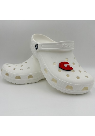 Crocs Terlik Süsü Ve Aksesuarı , Çanta Süsü Jibbitz3d Kabartma Şapka Kep 06 Görsel Figür Aksesuar Kırmızı-beyaz Crocs Terlik Süsü Ve Aksesuarı , Çanta Süsü Jibbitz3d Kabartma Şapka Kep 06 Görsel Figür Aksesuar Kırmızı-beyaz