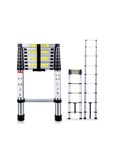 Master 504330 Paslanmaz Çelik Teleskopik Merdiven 260 Cm