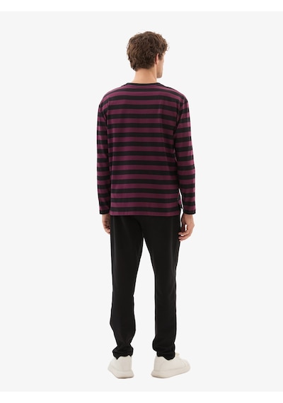 Erkek T-shirt 40811 - Siyah Siyah