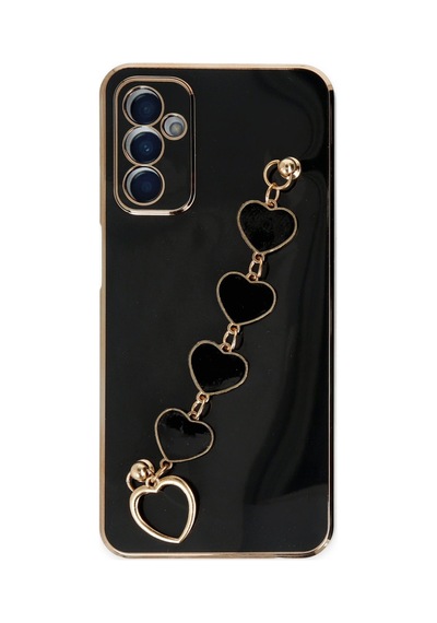 Samsung Galaxy  Uyumlu,  M23 Kılıf Esila Silikon - Siyah